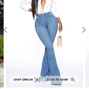 Fashion nova flare jeans